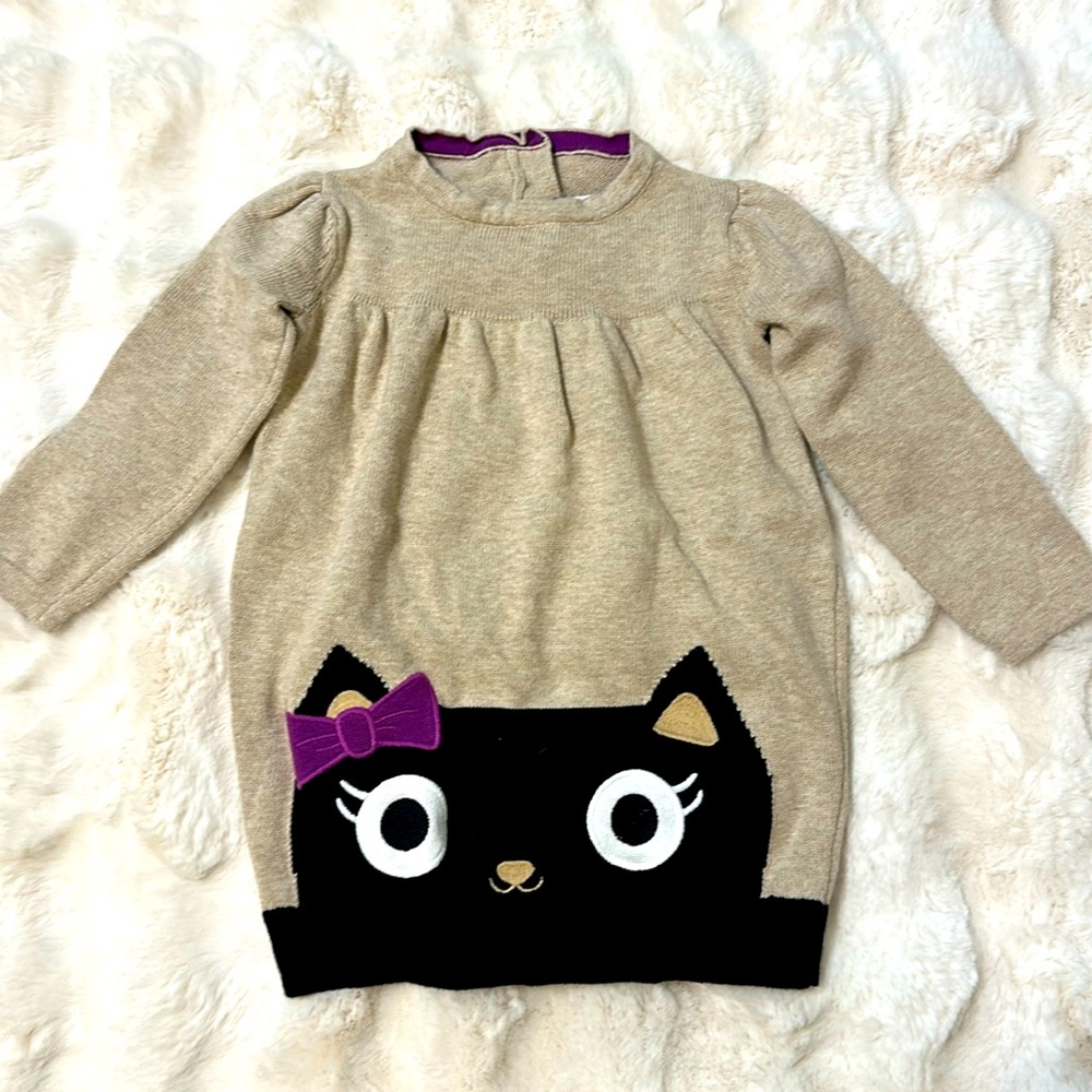 Gymboree Knit Cat Dress 18-24M